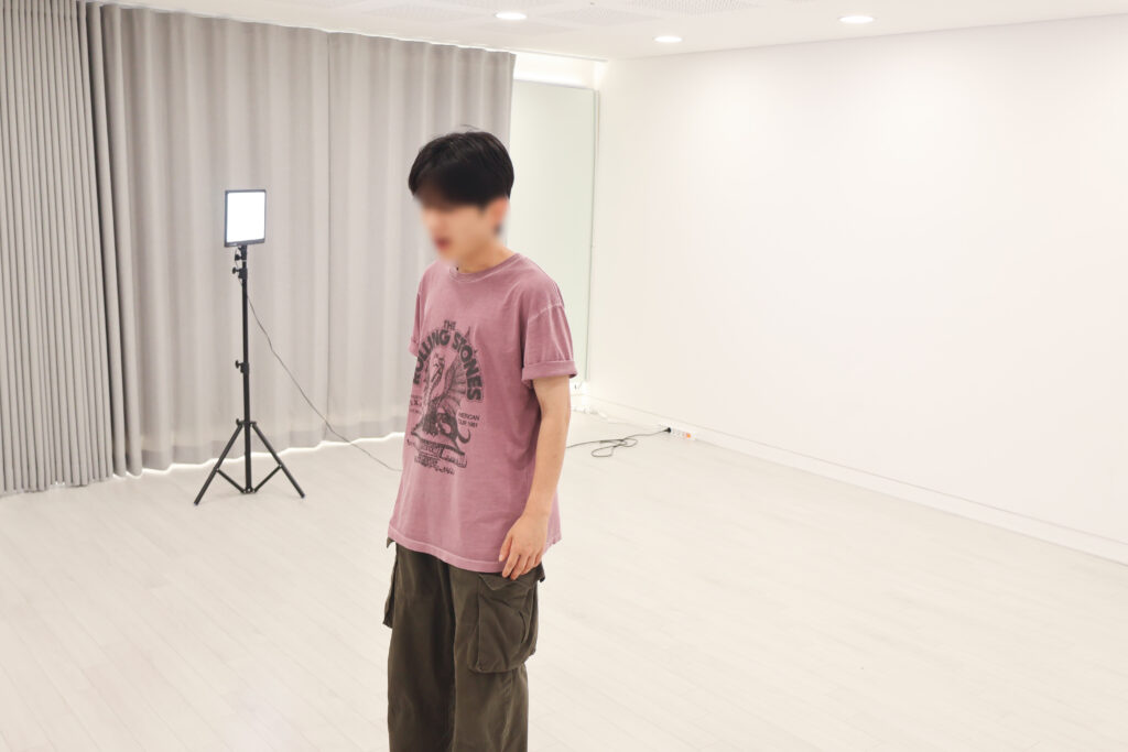 서울연기학원에서 연기 수업을 하고있는 수강생의 모습